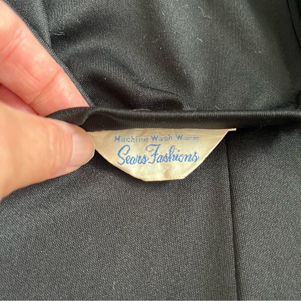 Vintage Sears Maxi Dress with Metallic Butterfly short sleeve Medium - Picture 8 of 10